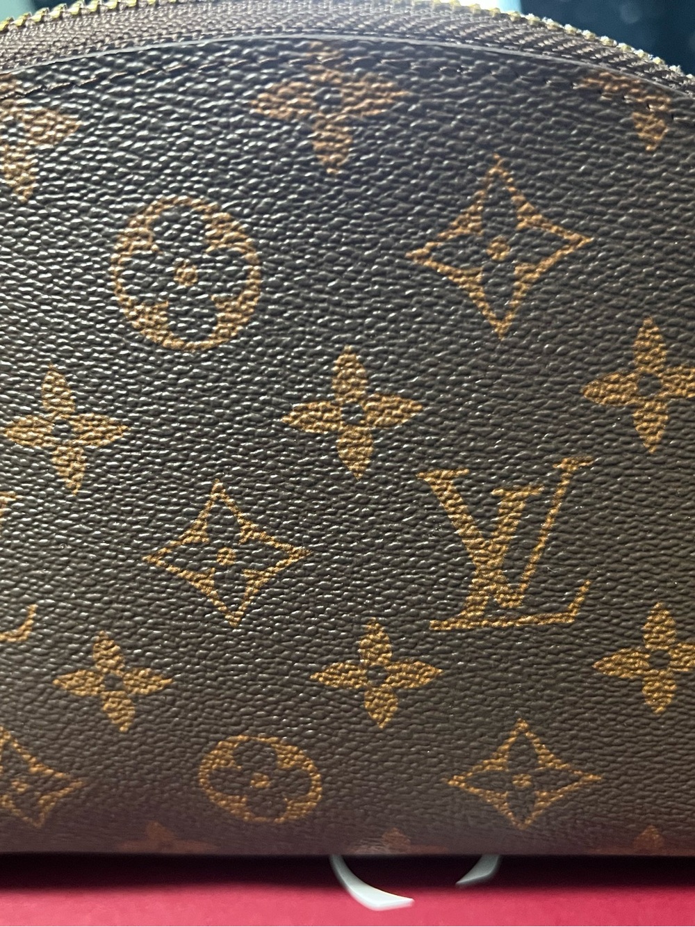 Louis Vuitton Brown Monogram Cosmetic Case